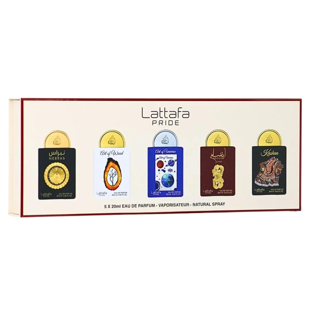 Lattafa Pride Collection No. 3 Eau de Parfum Gift Set – Five 20ml Sprays