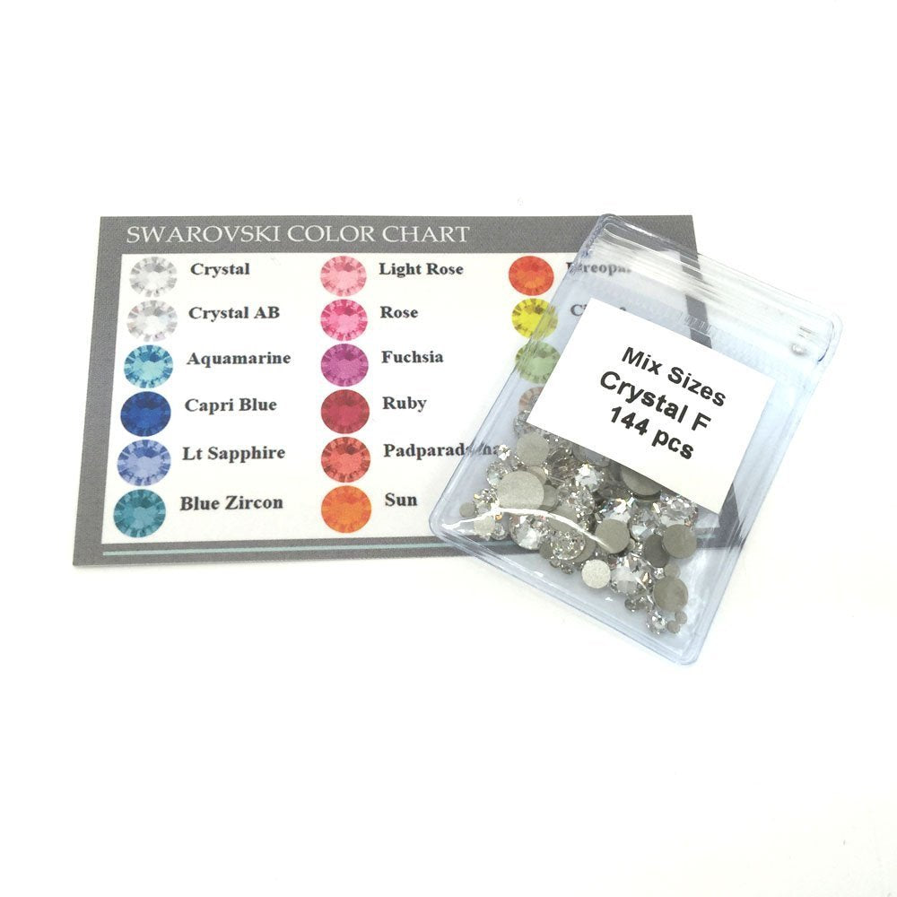 Swarovski Crystal Paradise Shine Flatback Rhinestones 144 Pieces