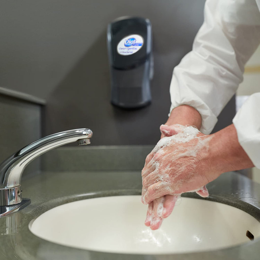 Dial Clean + Gentle Antibacterial Foaming Hand Wash Refill, Fragrance-Free