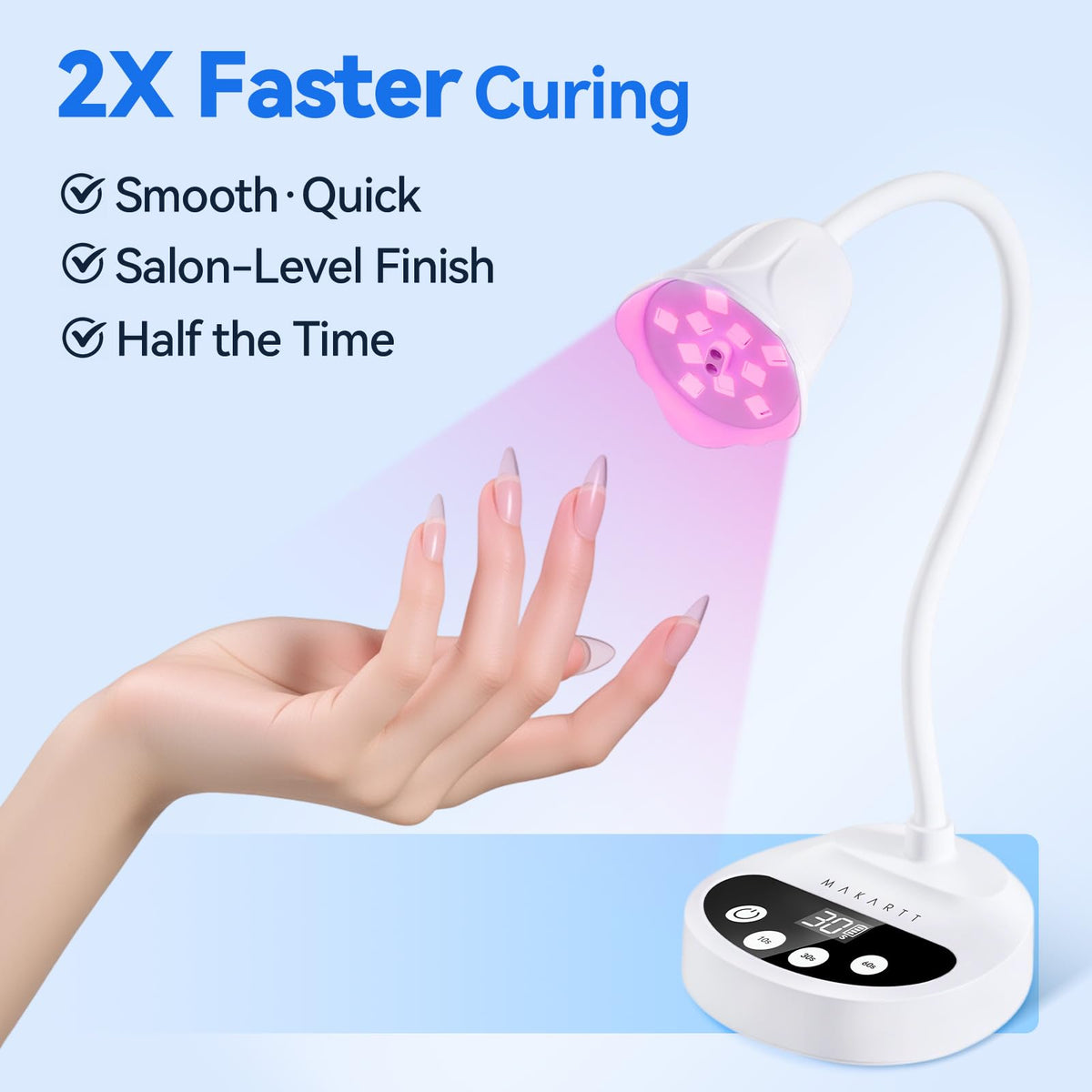 Makartt UV LED Nail Lamp for Gel Curing