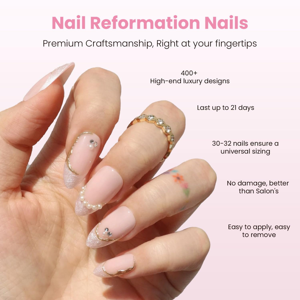 Nail Reformation Press-On Nails Reusable Nail Kit