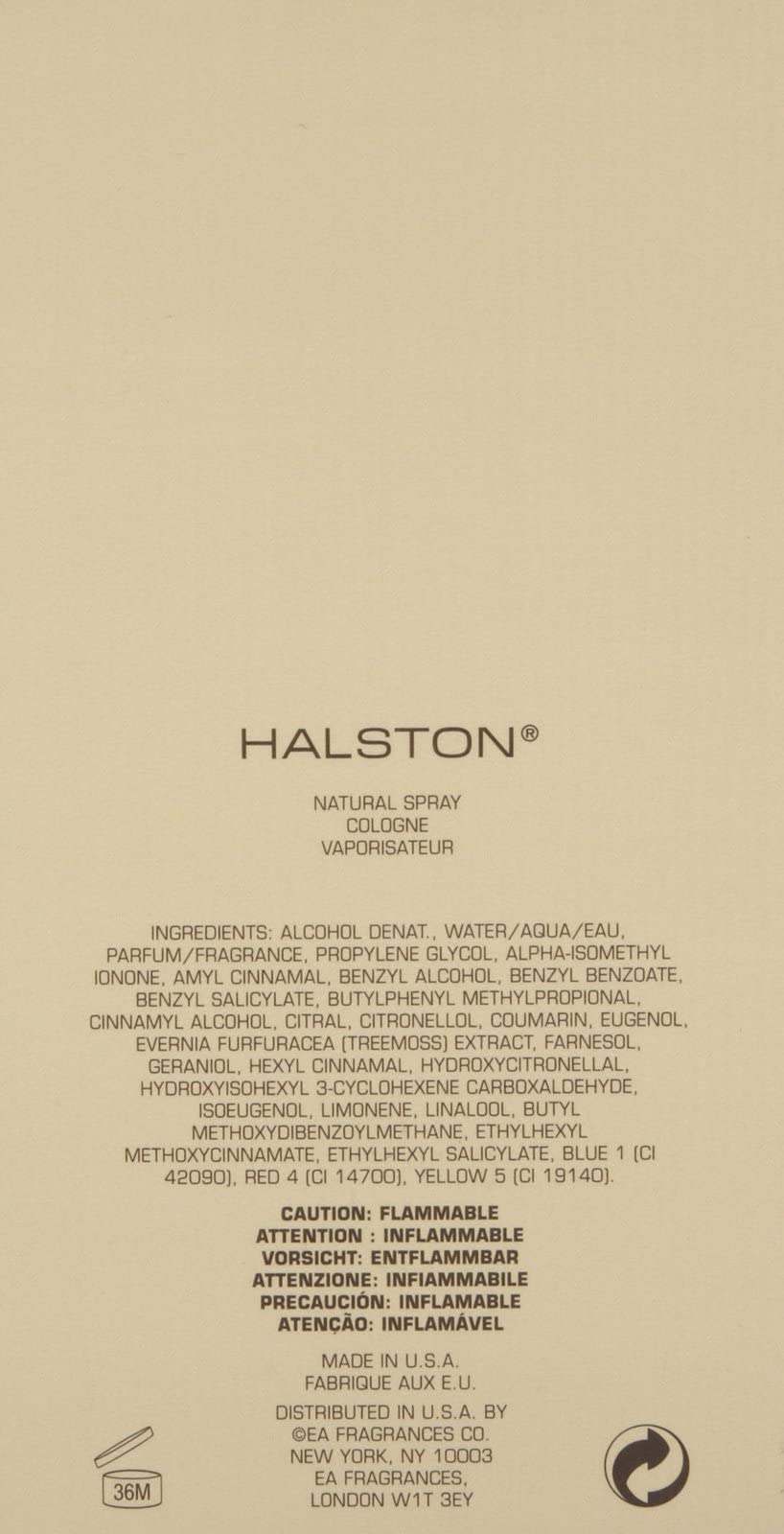 Halston Women's Alcohol-Free Cologne Spray, 3.4 fl oz