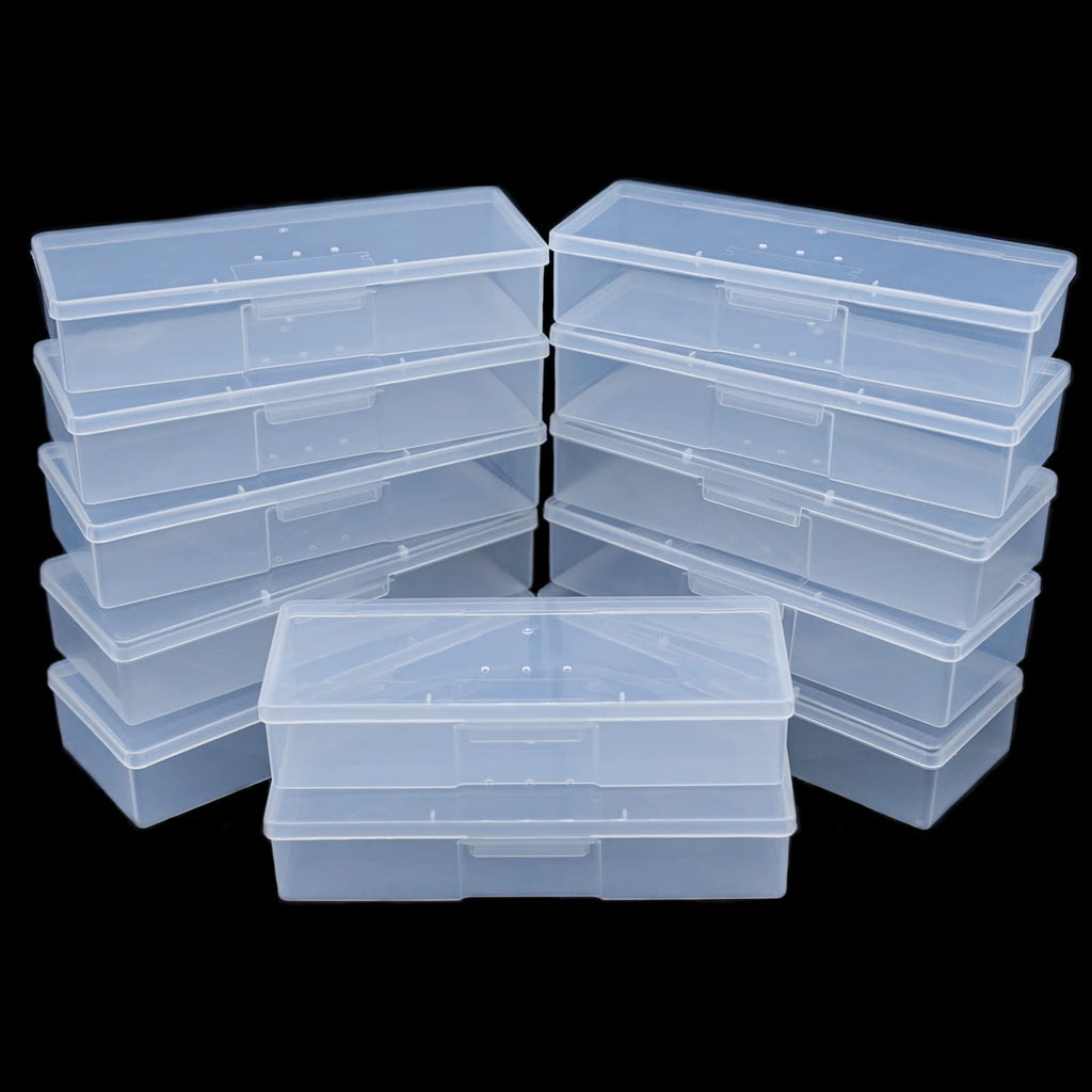 Lokyango Clear Plastic Nail Tool Storage Box