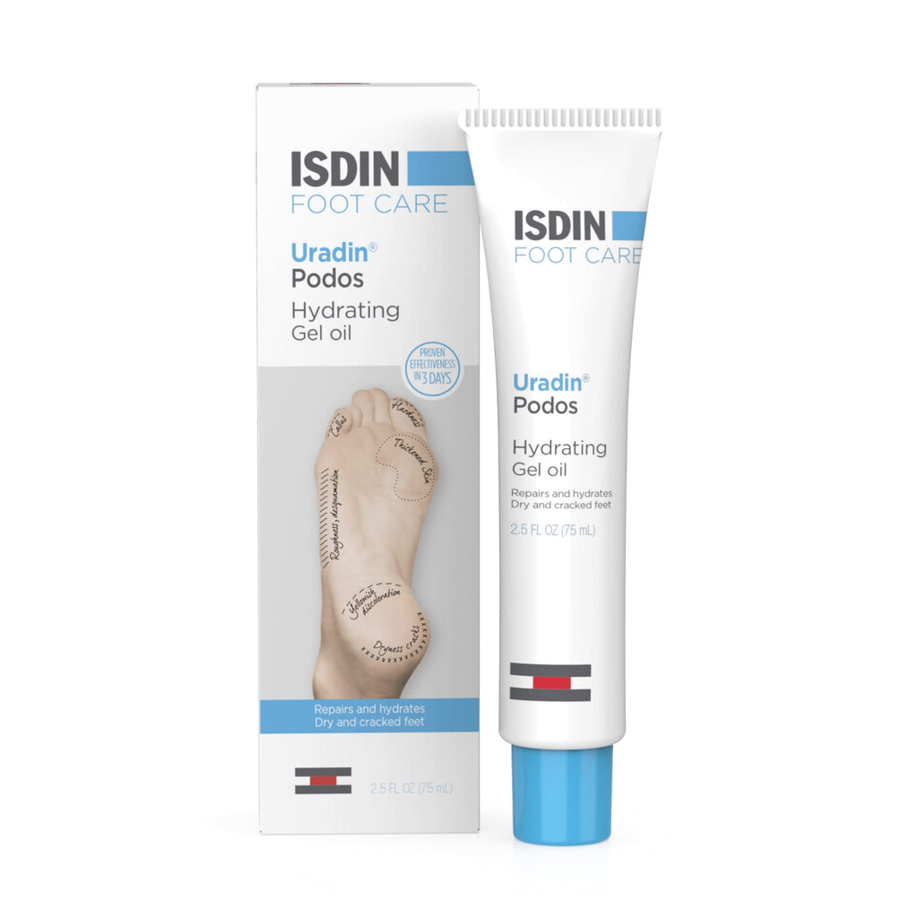 ISDIN Uradin Podos Foot Cream, 10% Urea for Dry, Cracked Feet