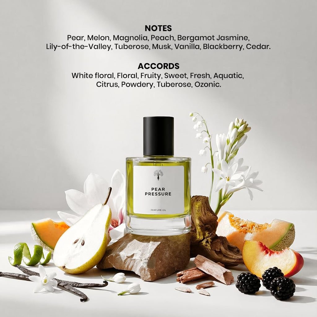 Eternal Pear Perfume Oil, Alcohol-Free Fragrance