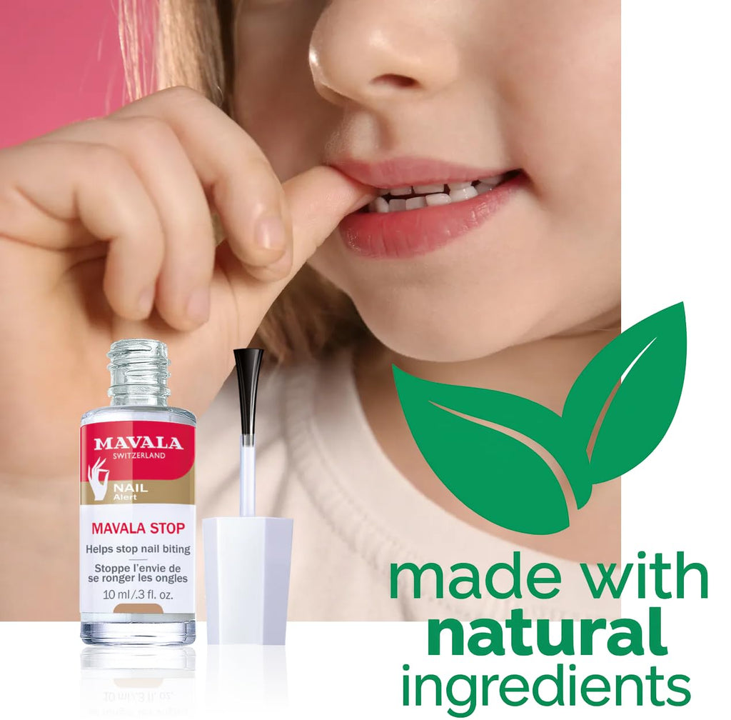 Mavala Stop Deterrent Nail Polish Treatment, Bitter Taste, 0.3 Fl Oz
