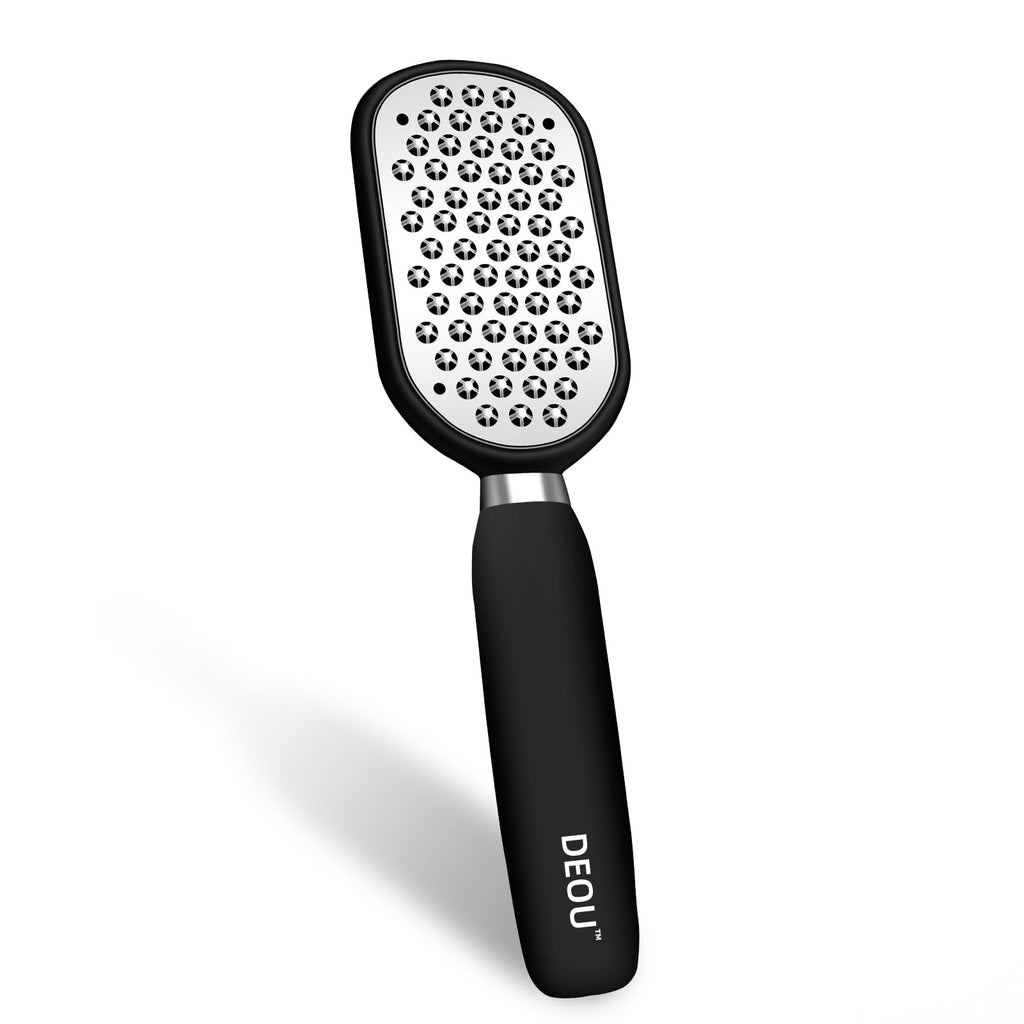 DEOU Black Metal Foot File with 304 Stainless Steel Surface
