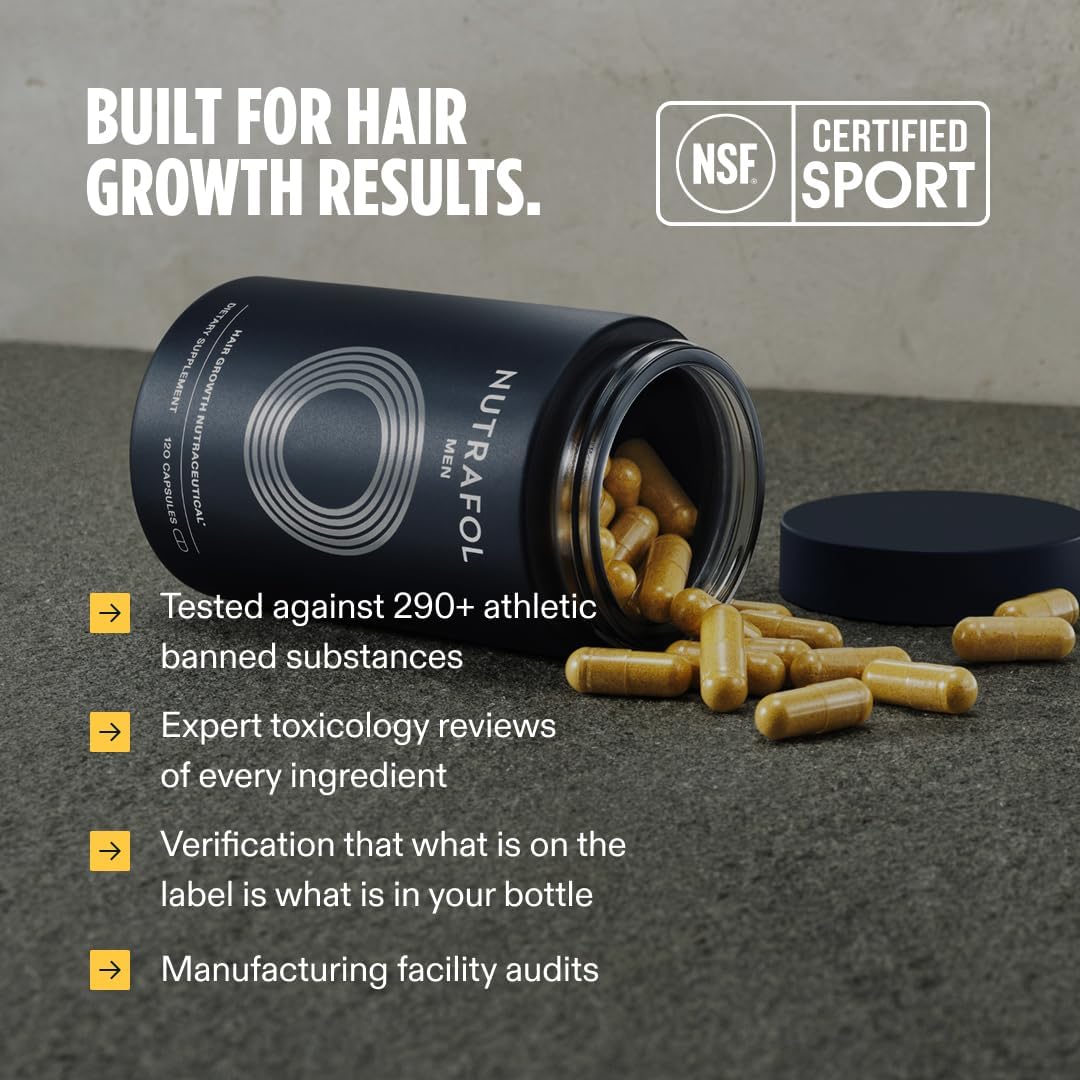 Nutrafol Men's Hair Growth Supplements for Thinning Hair