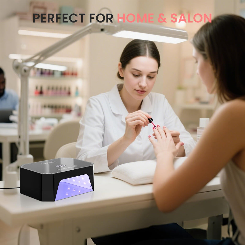 Lavinda 54W UV LED Nail Lamp with LCD Display and Auto Sensor