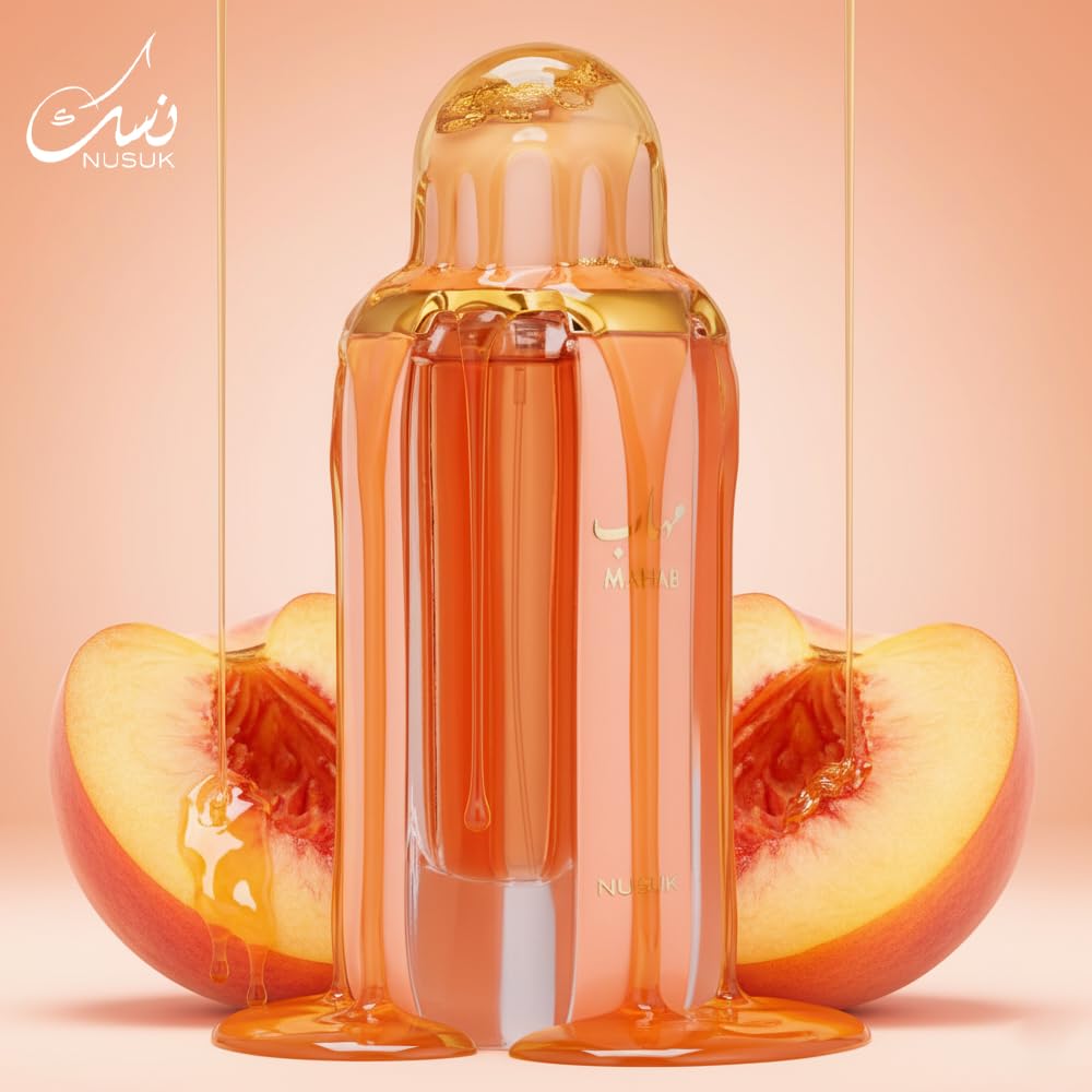 Nusuk Mahab Perfume for Men & Women, Oriental Floral Fragrance 100ml