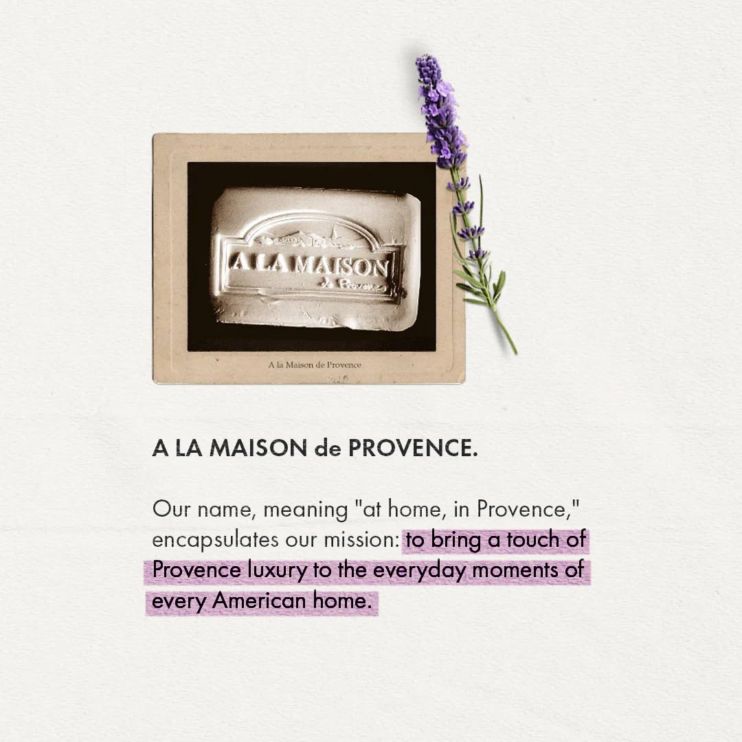 A LA MAISON French Liquid Hand Soap Refill with Essential Oils, Lavender Aloe
