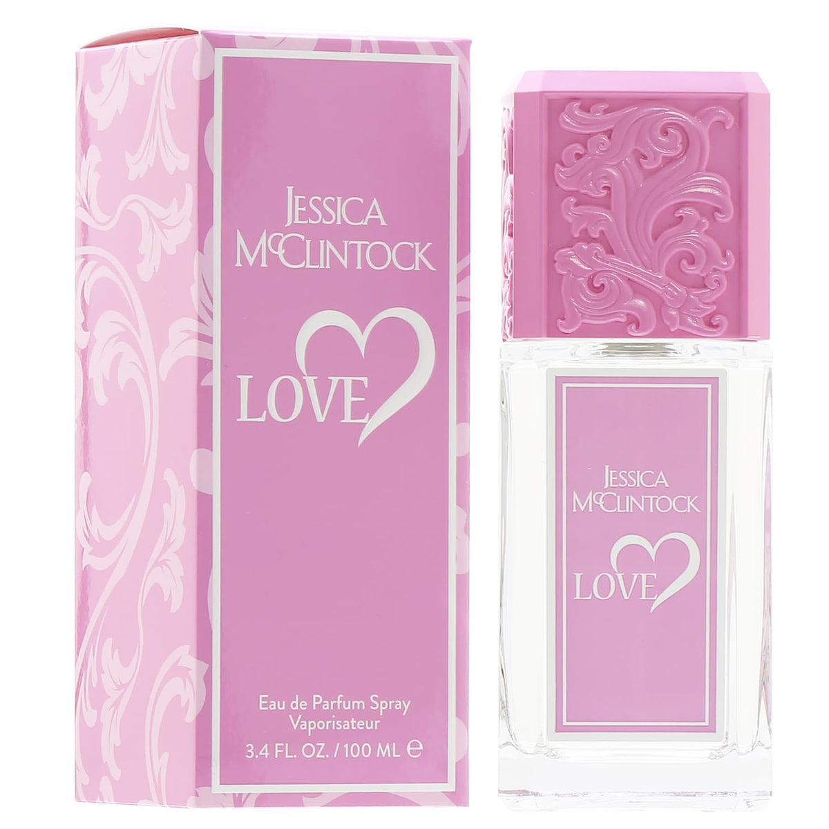 Jessica McClintock Love Eau de Parfum Spray for Women, 3.4 oz