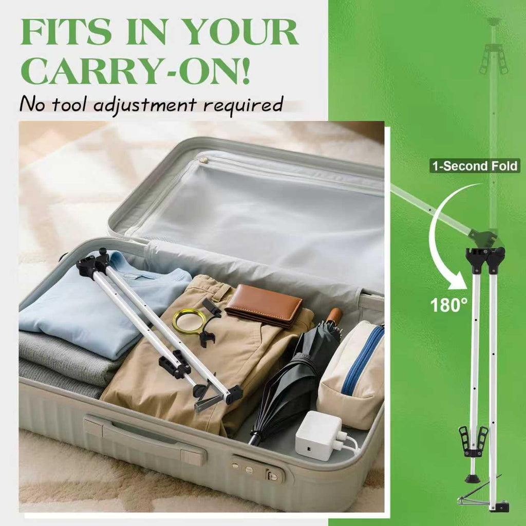 Long-Handle Toenail Clippers with LED Light and Magnifier