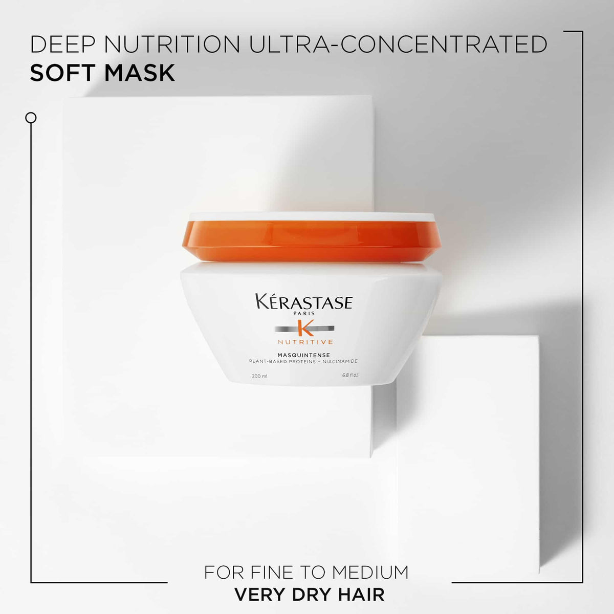 Kérastase Nutritive Masquintense Mask for Fine to Medium Dry Hair, 6.8 Fl Oz