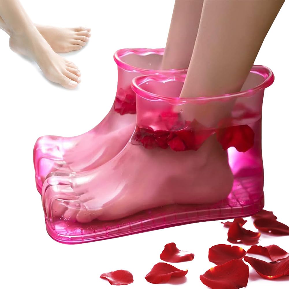 Portable PVC Foot Soaking Shoes with Foot Bath Powder Set