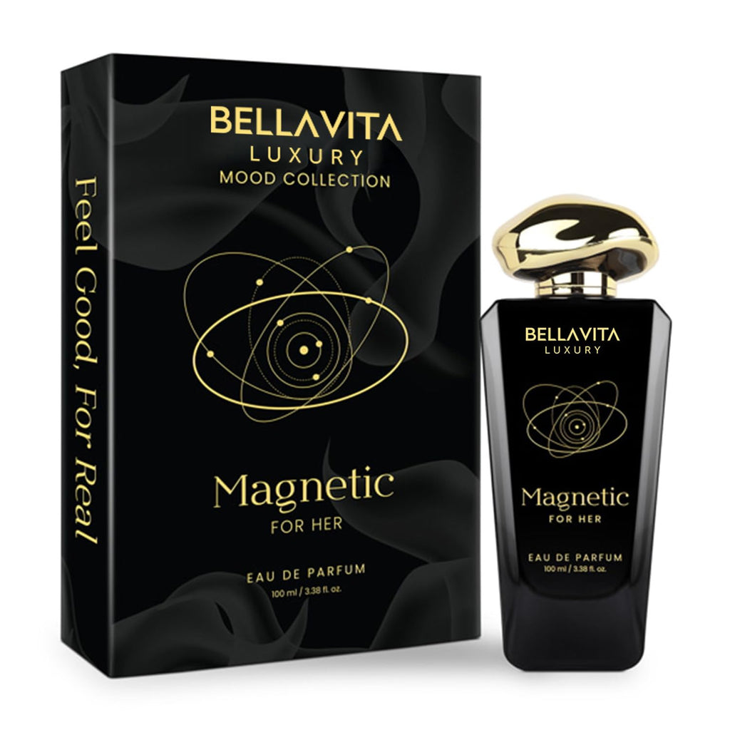 Bellavita Magnetic Eau de Parfum for Women, Floral-Gourmand