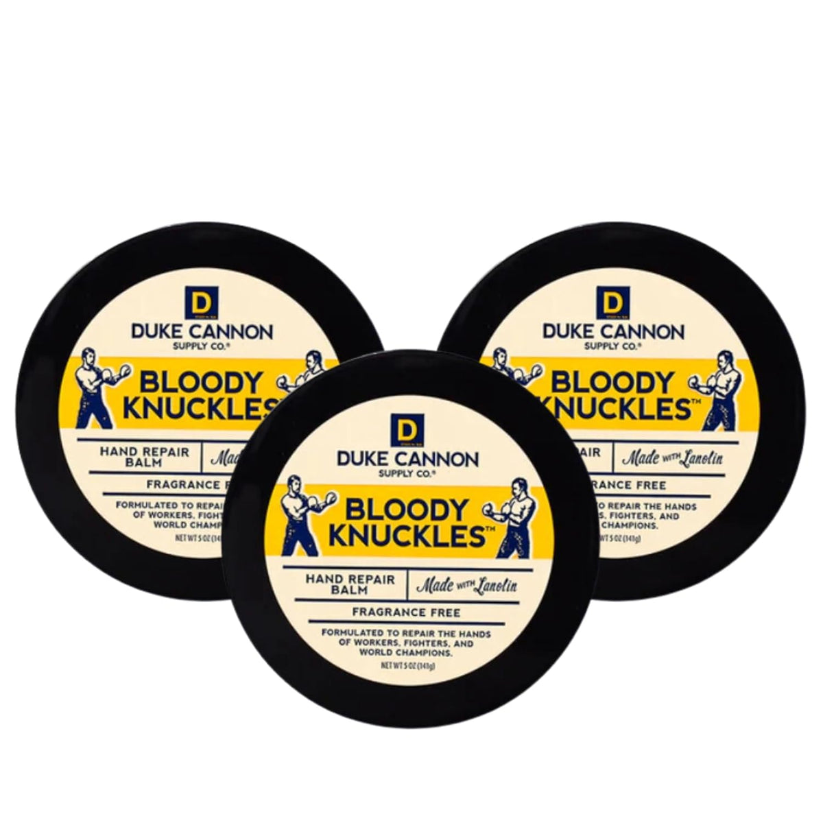 Duke Cannon Bloody Knuckles Unscented Hand Repair Balm