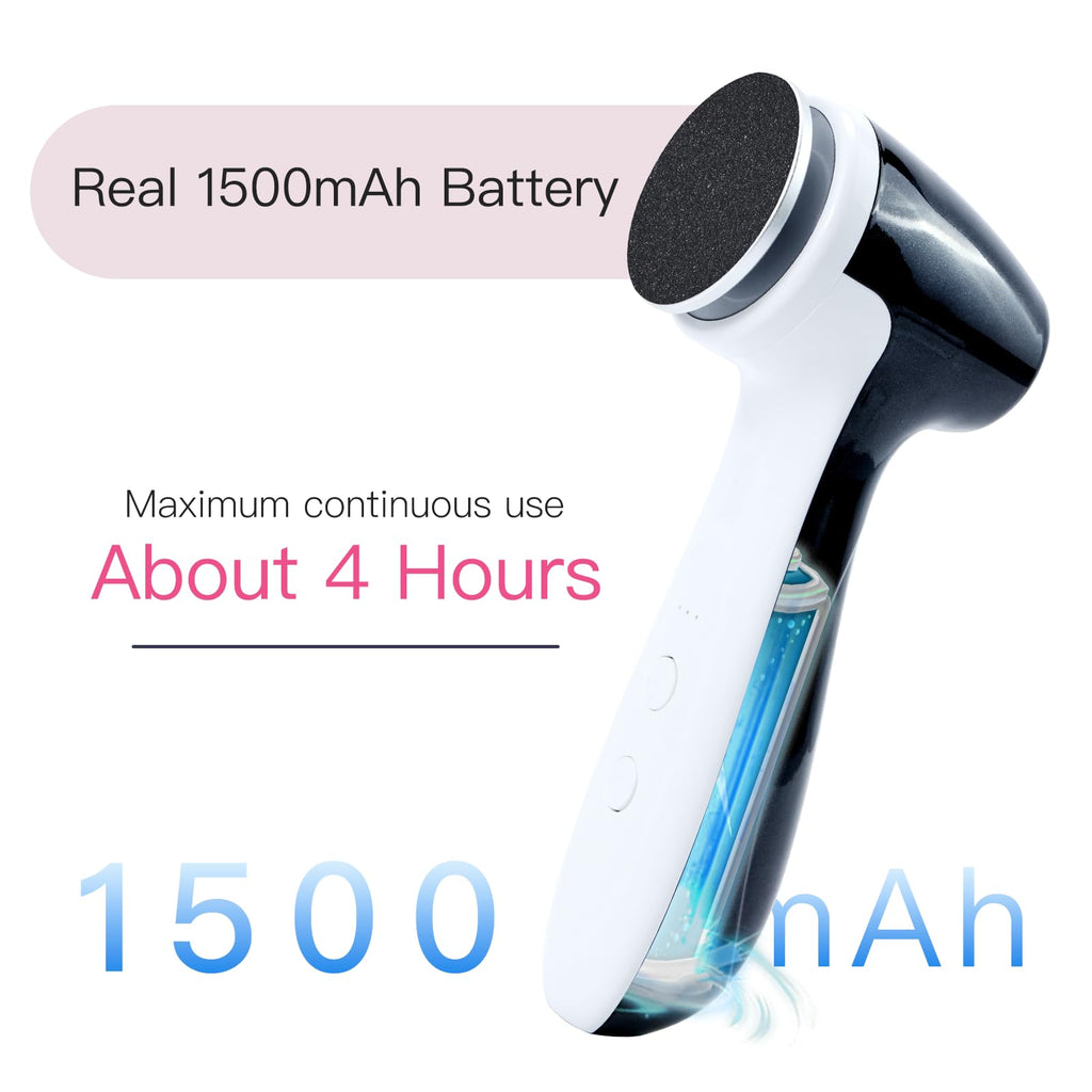 APRELM E7 Rechargeable Electric Foot Callus Remover, 3-Speed Foot File