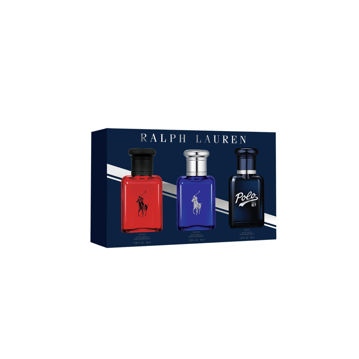 Ralph Lauren World of Polo Men's Fragrance Gift Set, 3-Piece Travel Size