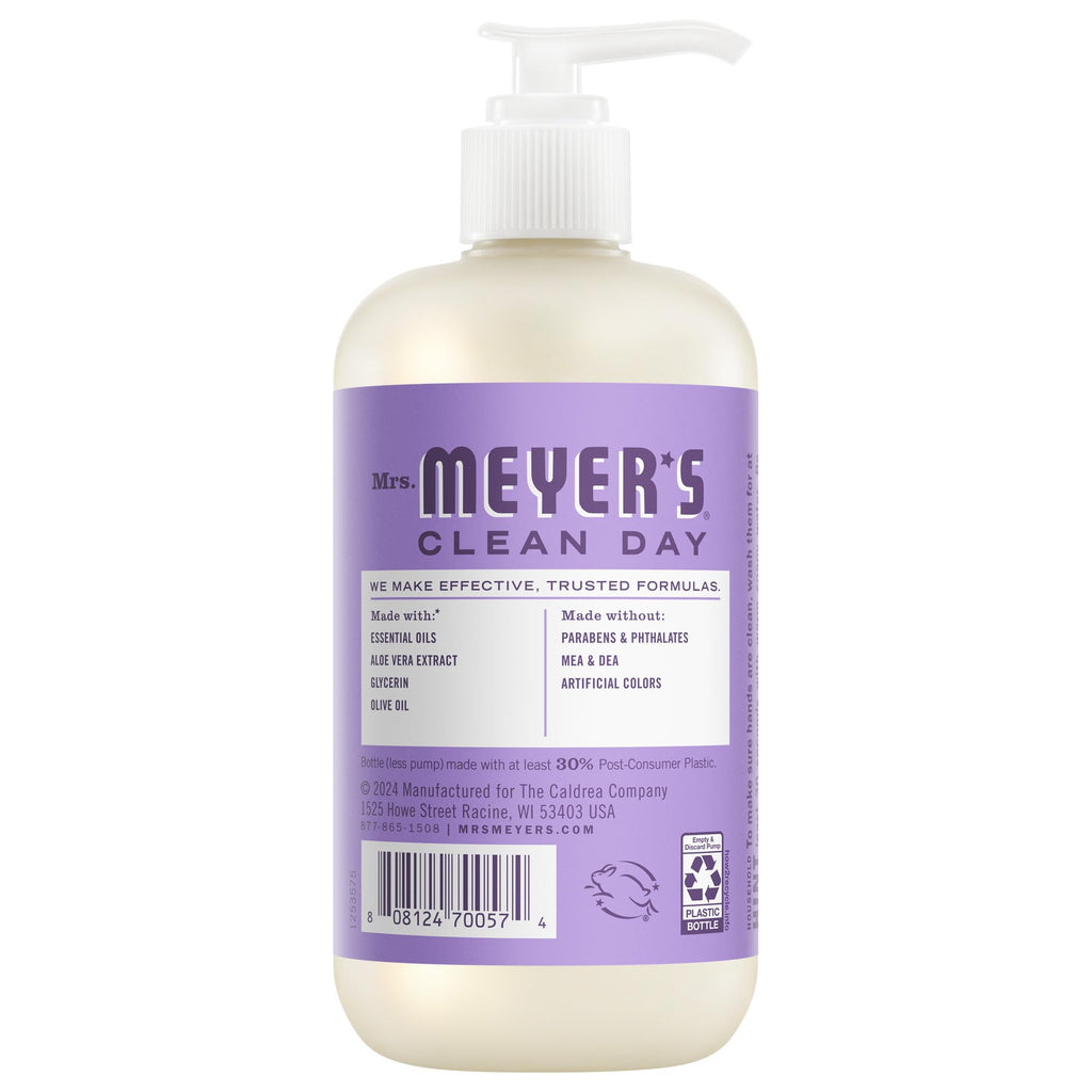 Mrs. Meyer's Clean Day Liquid Hand Soap, Lilac, Daisy & Fresh Cut Grass