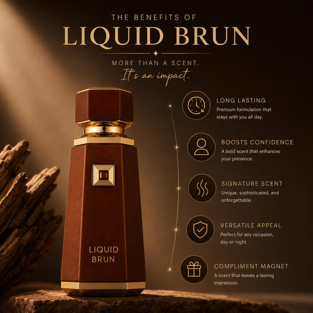 Fragrance World Liquid Brun Eau de Parfum for Men 100ml