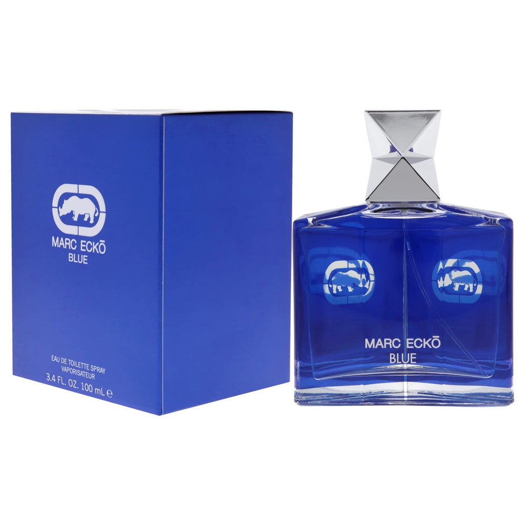 Marc Ecko Blue Eau de Toilette for Men, 3.4 fl oz Spray