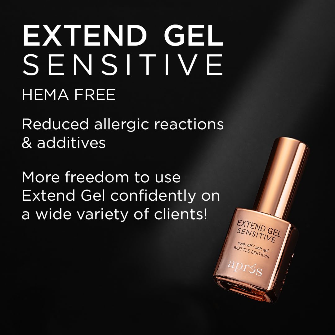 Aprés Extend Gel Sensitive HEMA-Free Gel-X Tips Adhesive, 15 mL