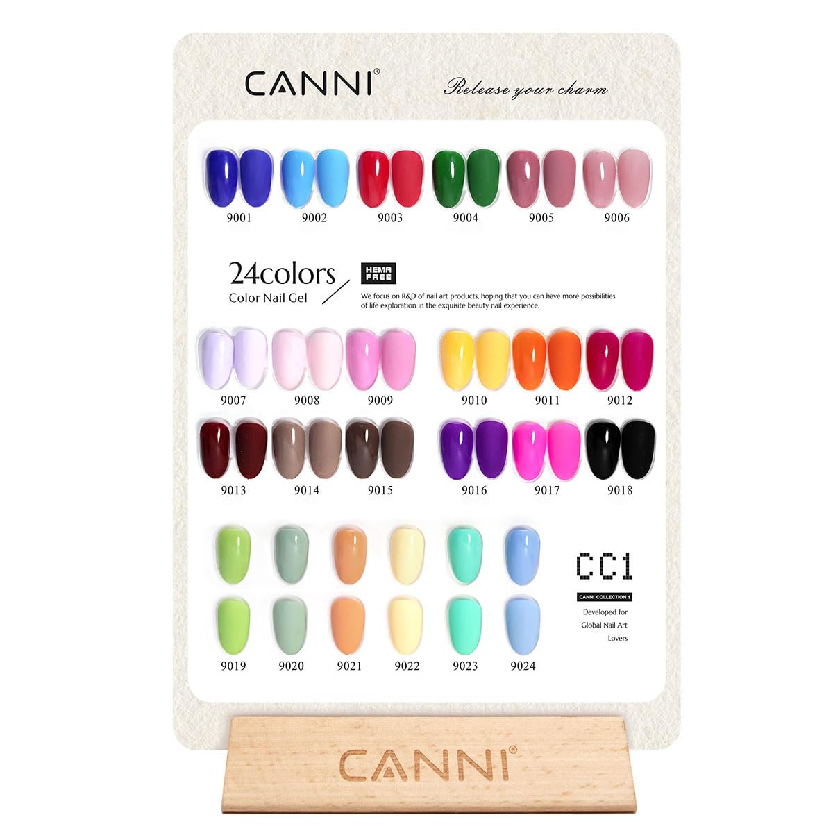 CANNI HEMA-Free Gel Nail Set