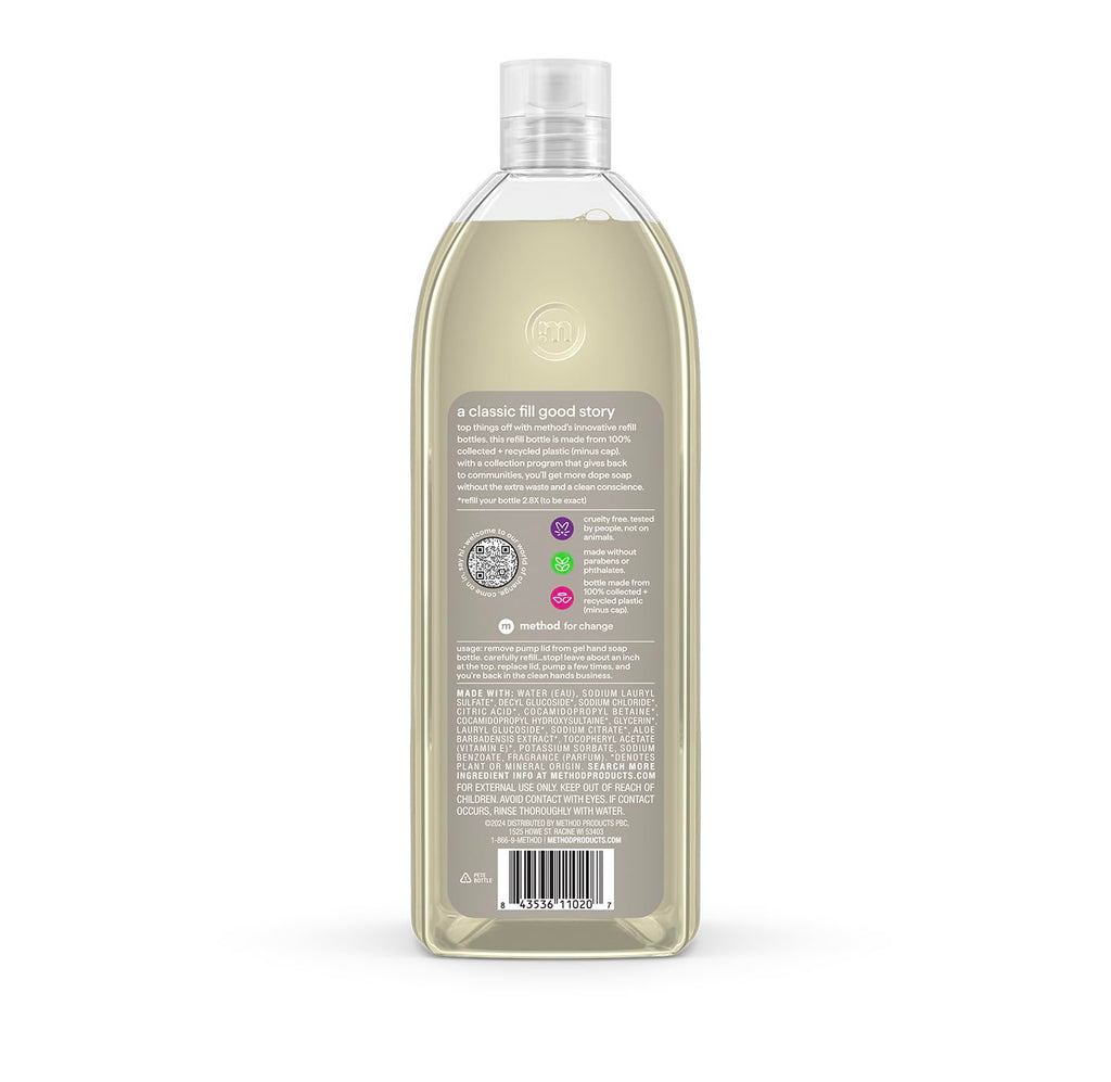method Gel Hand Wash Refill, Violet + Lavender