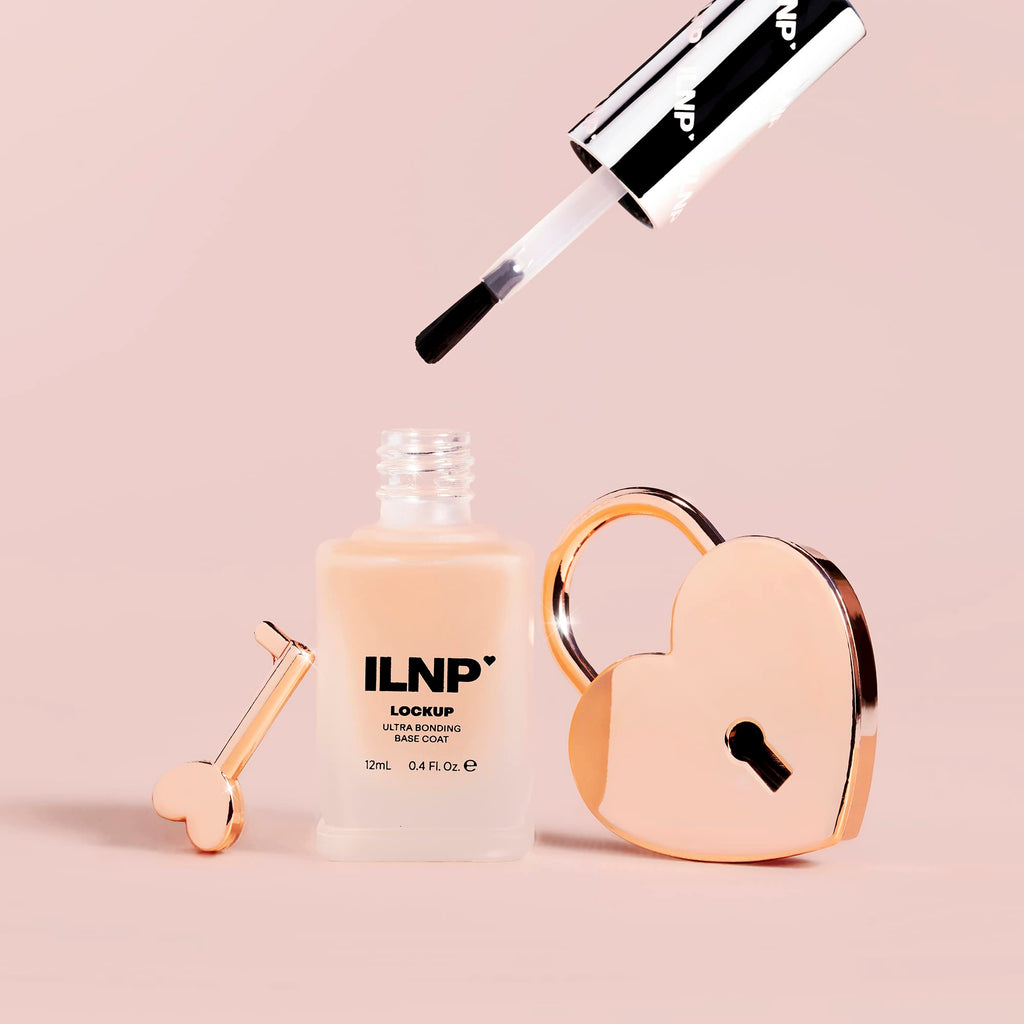 ILNP Glass Candy + Lockup Nail Polish Base and Top Coat Bundle