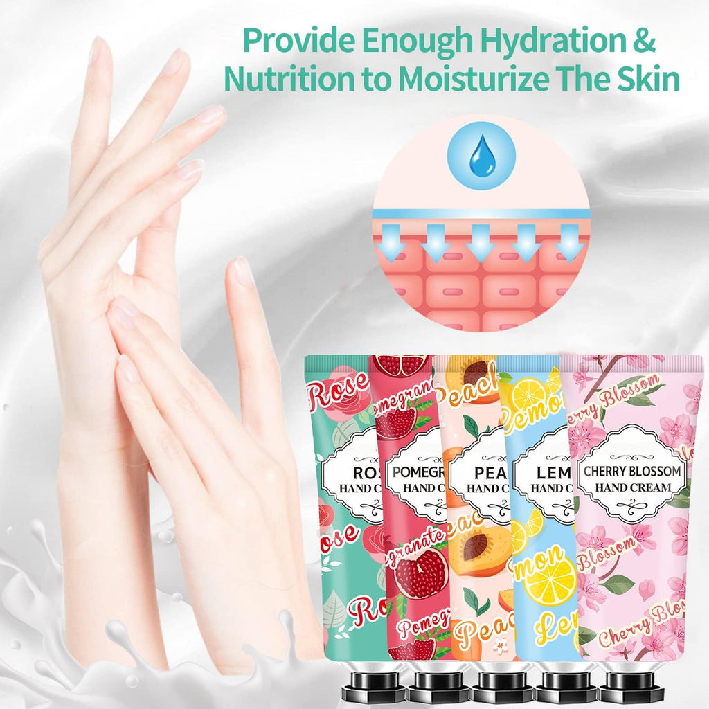 86 Pack Natural Scented Hand Cream Gift Set, Travel Size Lotion