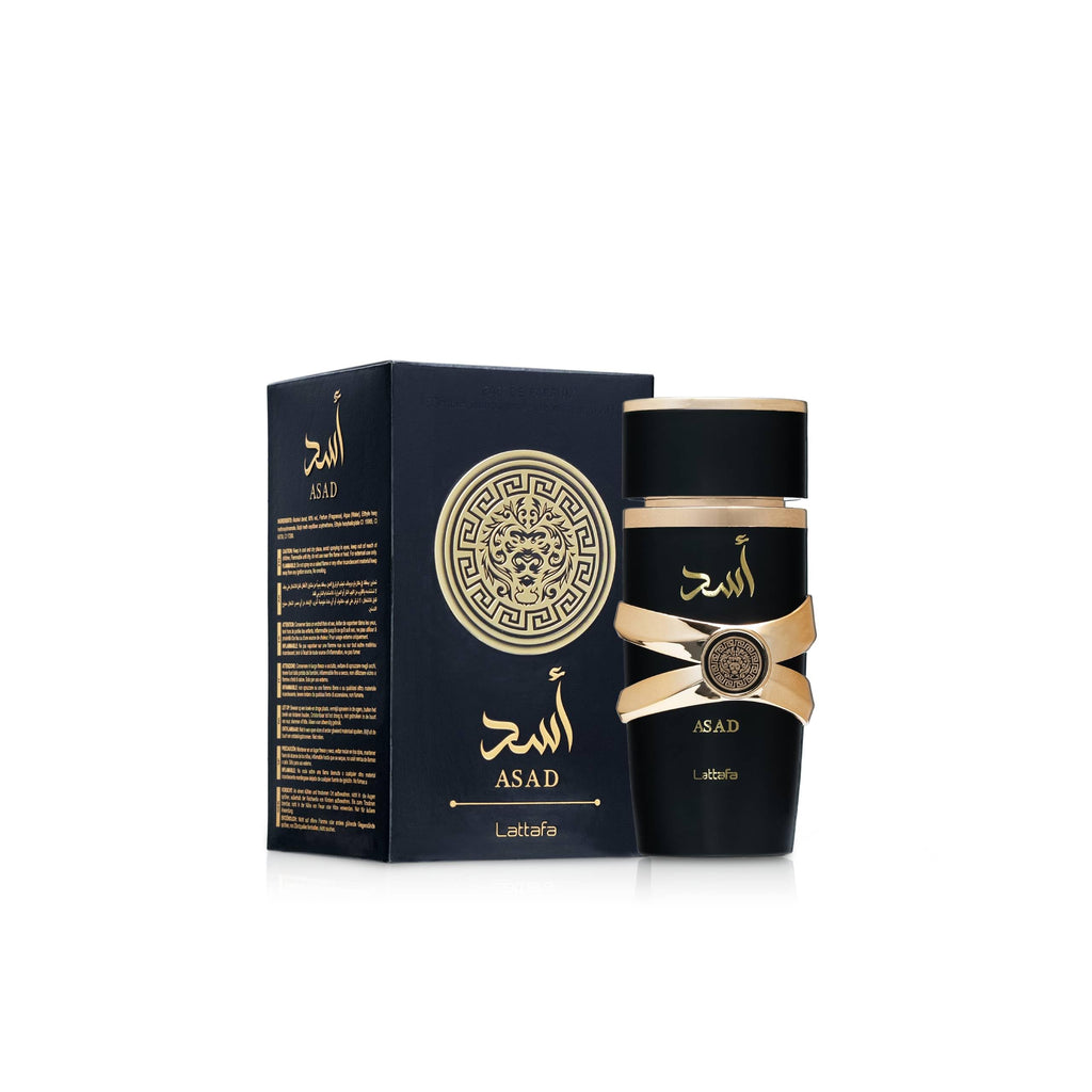 Lattafa Asad Eau de Parfum Spray, Oud and Musk Fragrance, 100 ml
