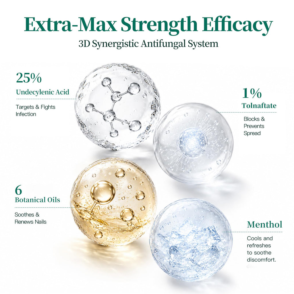 Apuree Extra Strength Toenail Fungus Treatment, 25% Undecylenic Acid + 1% Tolnaftate