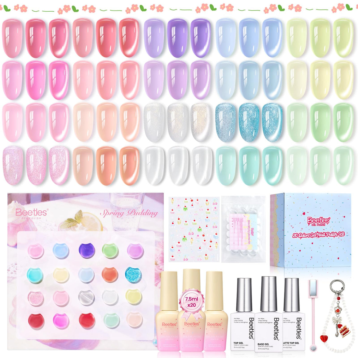 Beetles Spring Nail Art Collection