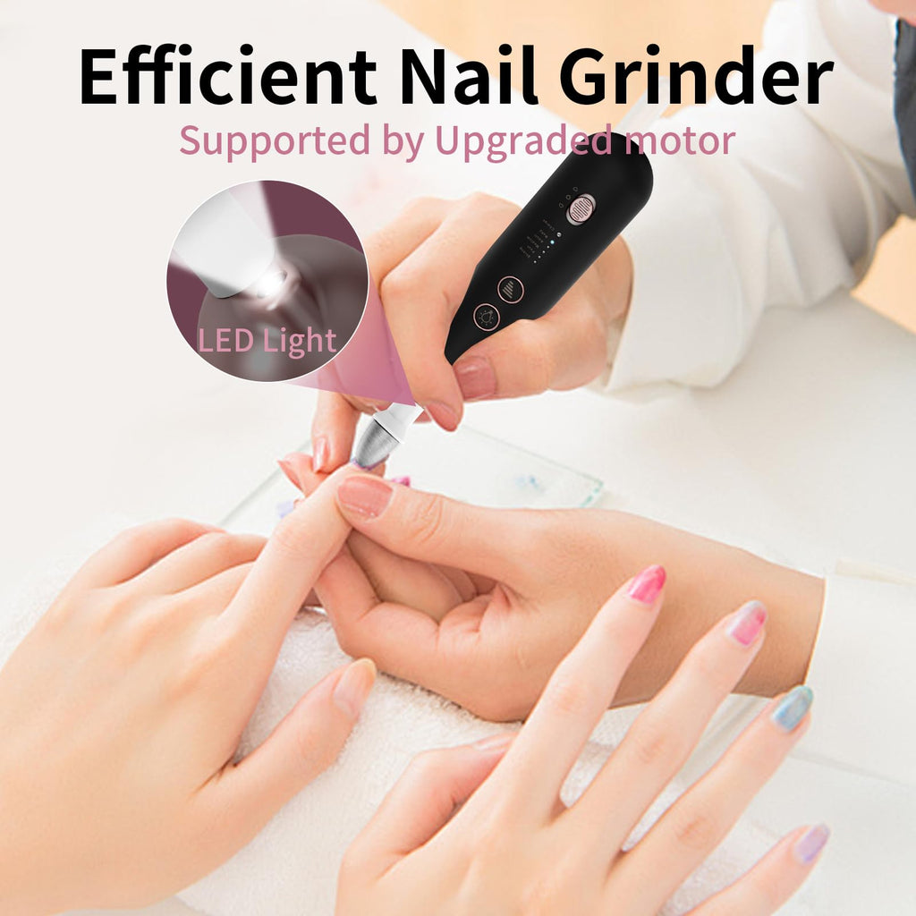 Hoxida Rechargeable Electric Nail Drill Kit for Manicure and Pedicure
