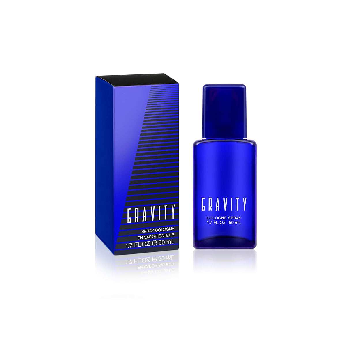 Coty Classics Gravity Men's Eau de Cologne Spray, Mandarin, Sage, Vanilla and Woods, 1.7 Fl Oz