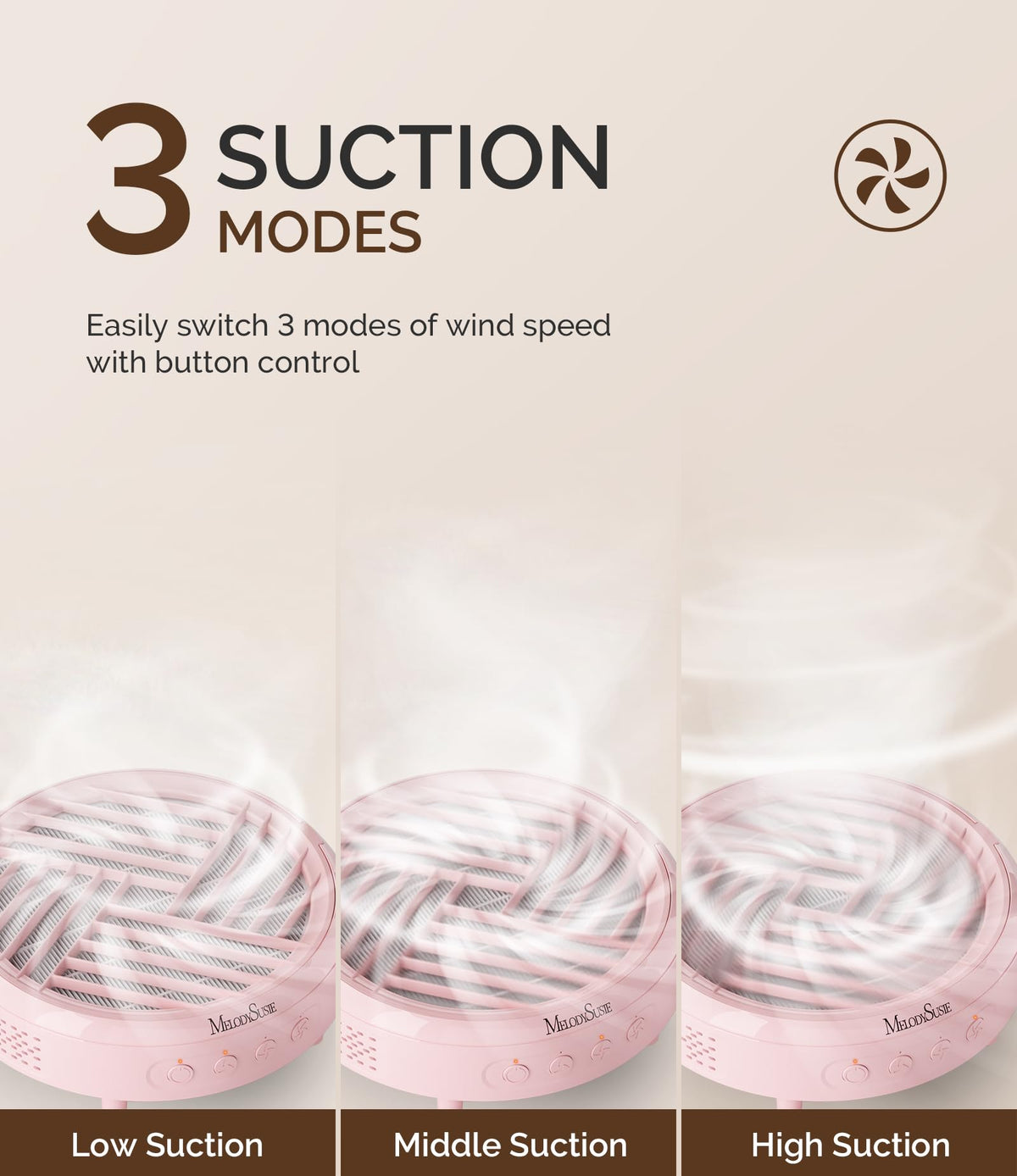 Portable Nail Dust Collector with Reusable Filter