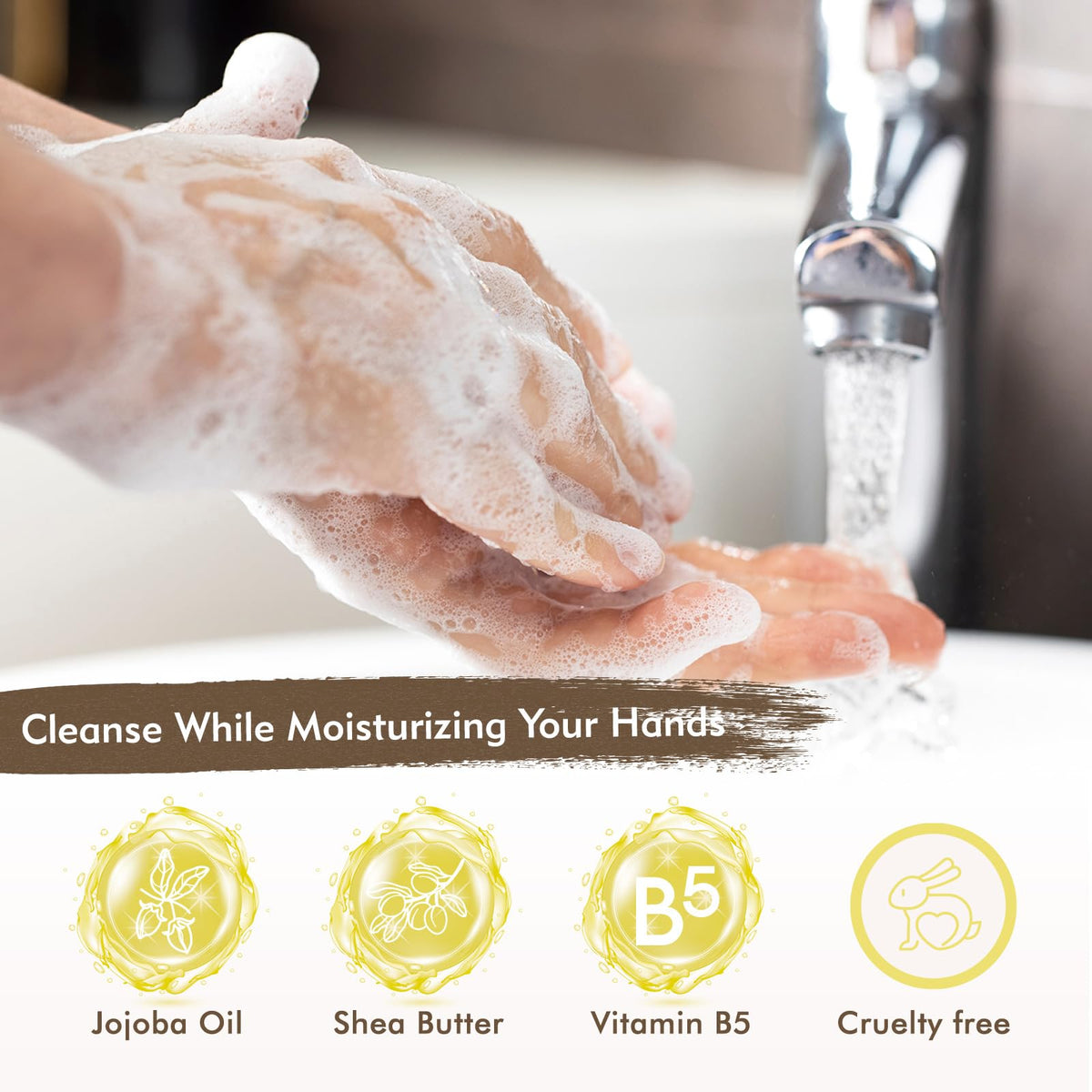 ROMIIE ZOI Liquid Hand Soap Refills, Gentle Moisturizing Formula