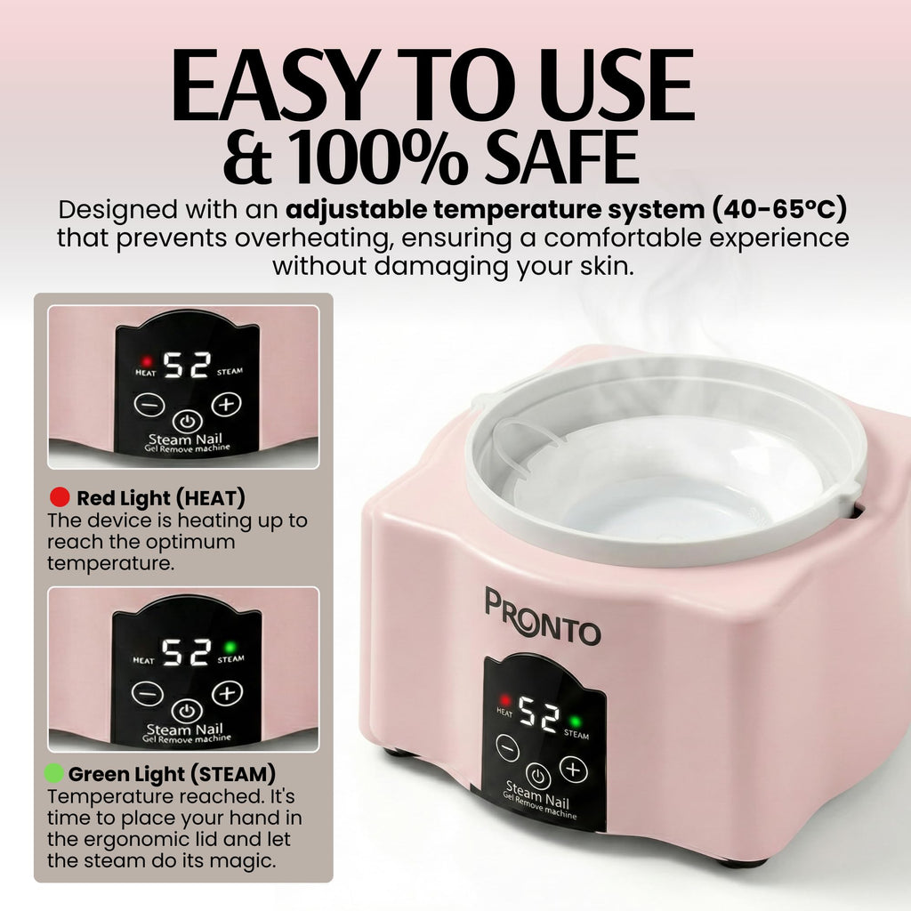 Pronto Electric Nail Steamer and Soaking Bowl for Gel Polish Removal