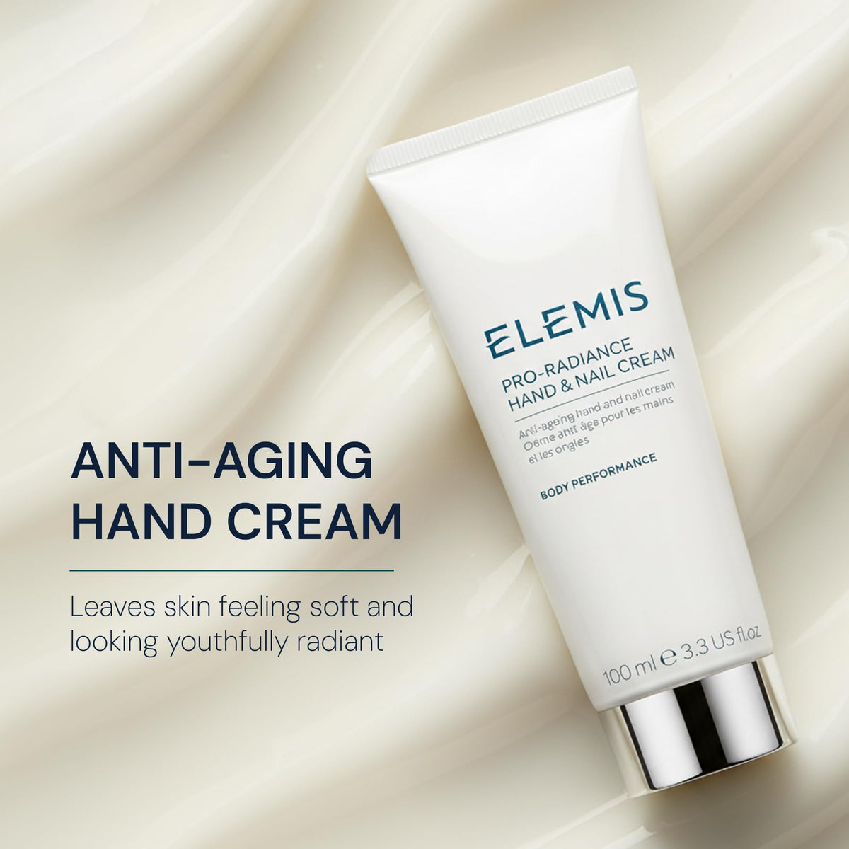 ELEMIS Pro-Radiance Anti-Aging Hand and Nail Cream, 3.3 Fl Oz