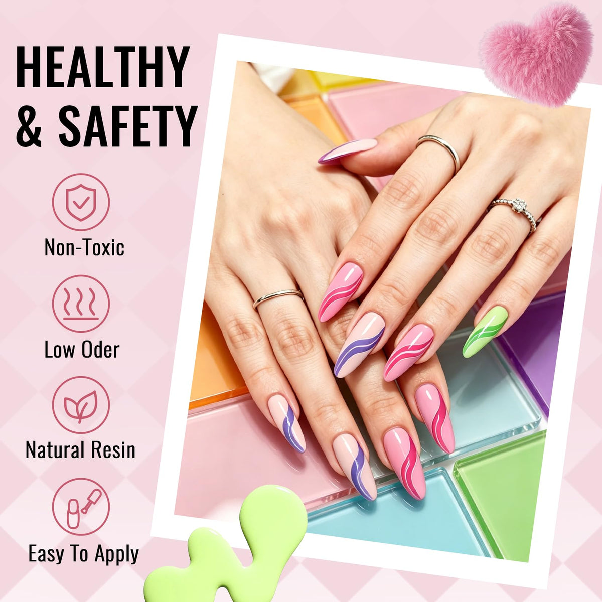 Phoenixy 68-Piece Gel Nail Polish Kit with UV/LED Lamp and Nail Drill