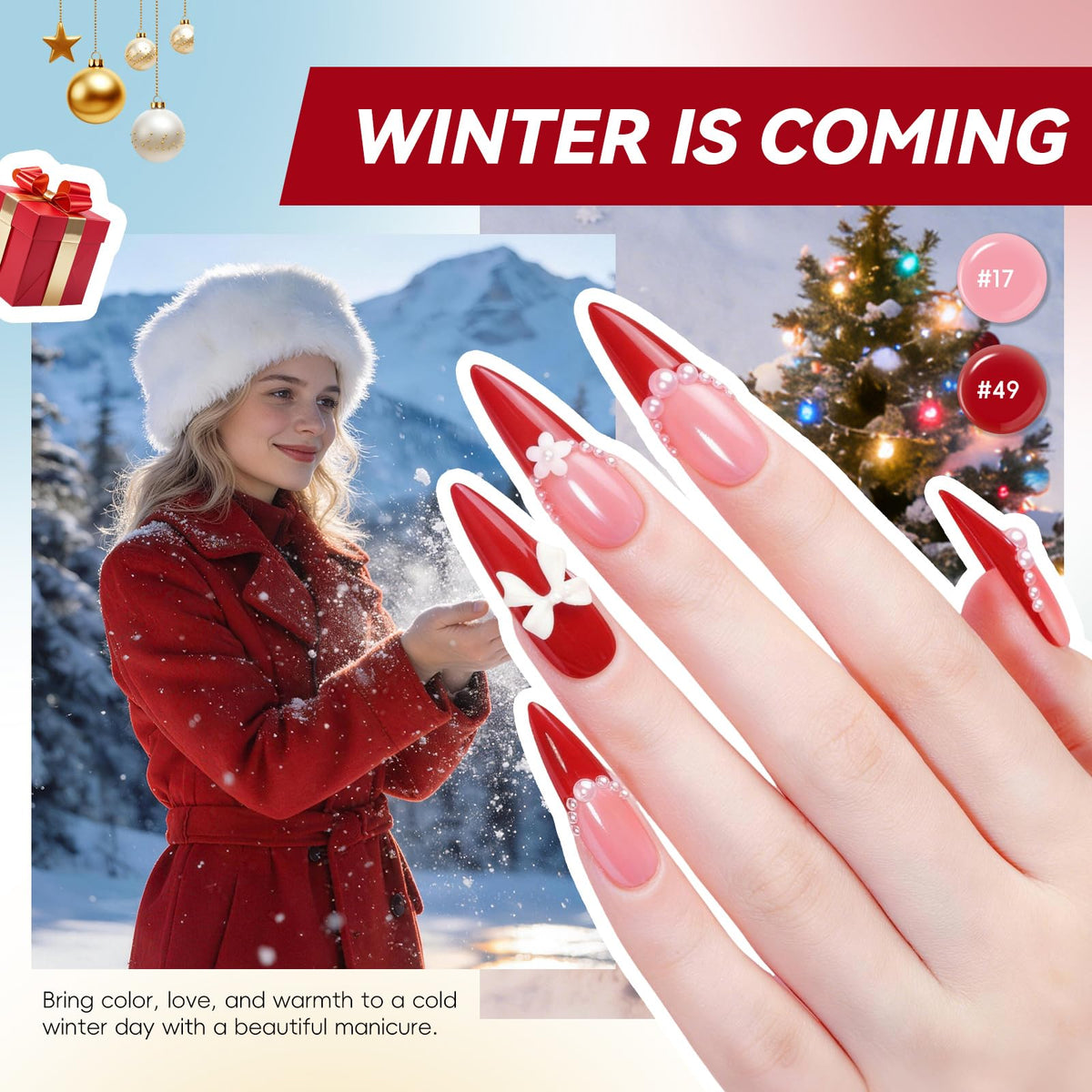 COSCELIA Gel Nail Polish Set for Manicure and Nail Art