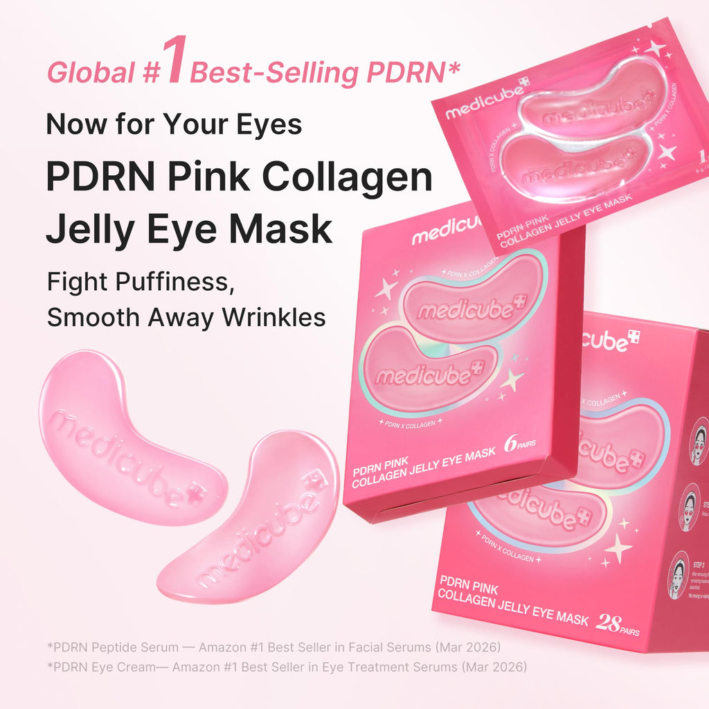 medicube PDRN Pink Collagen Jelly Hydrogel Eye Masks