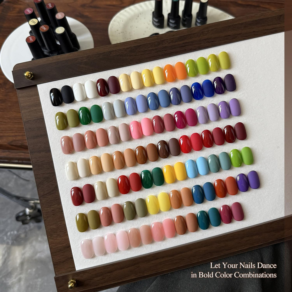 GAOY Gel Nail Polish Set for DIY Manicure and Nail Art