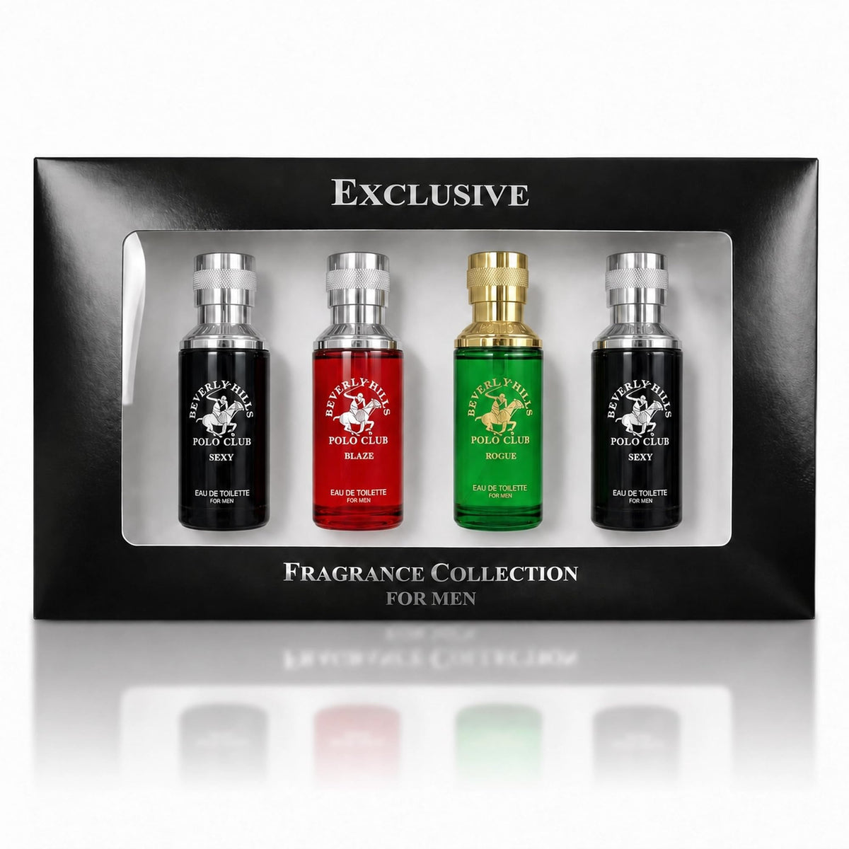 Beverly Hills Polo Club Men's Fragrance Collection, 4-Piece Eau de Toilette Set