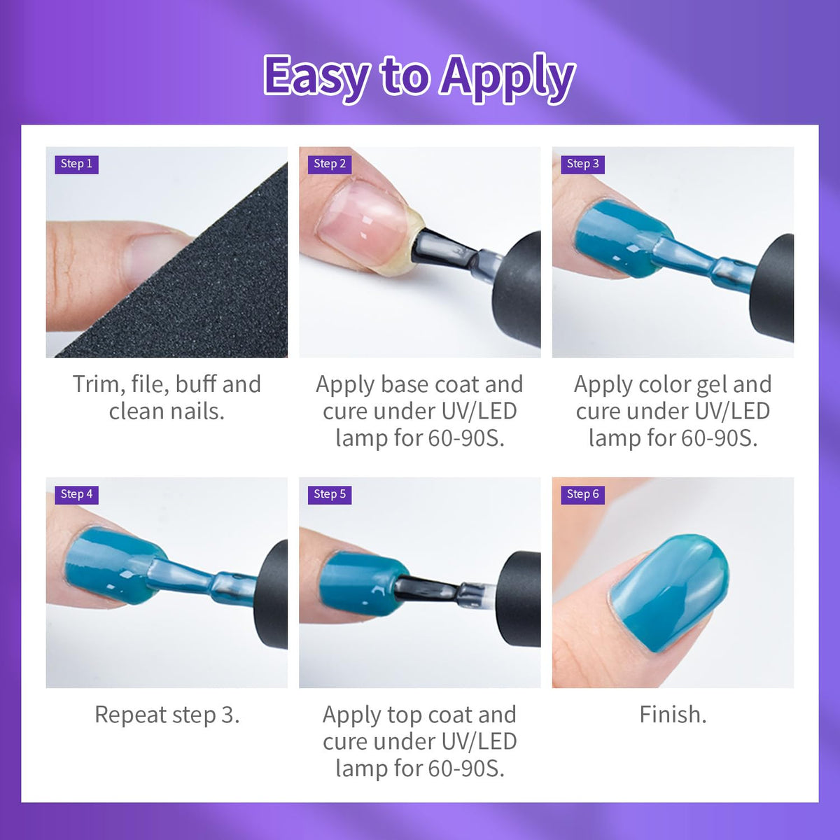 JODSONE Gel Nail Kit for DIY Nail Art