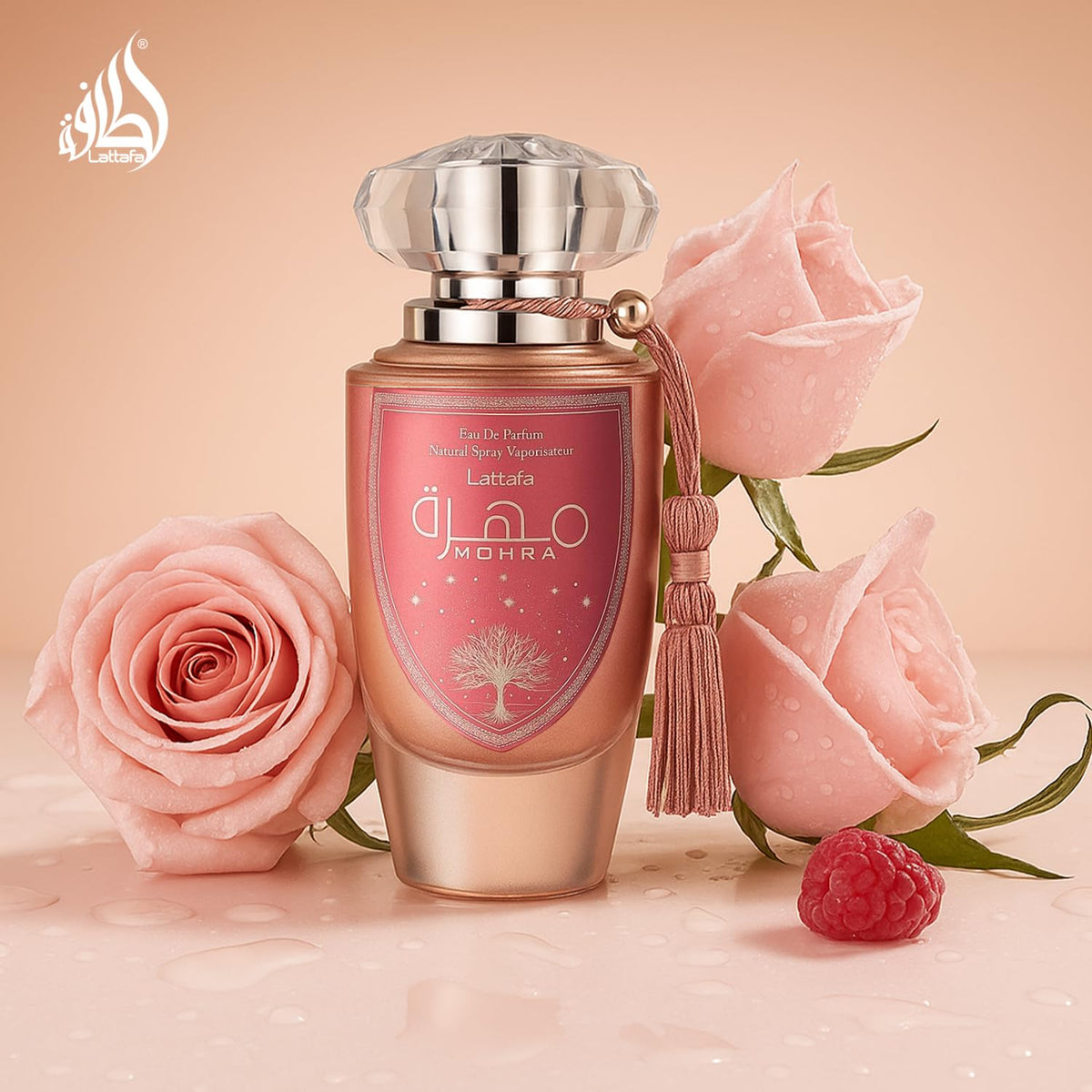 Lattafa Mohra Silky Rose Eau de Parfum for Women