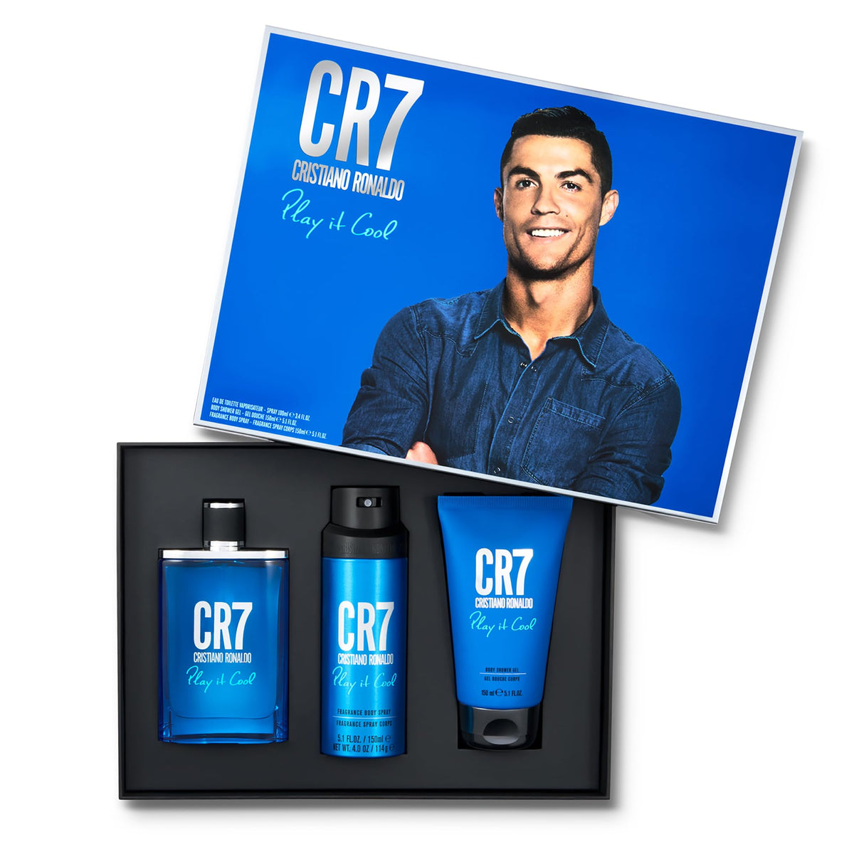 Play It Cool by Cristiano Ronaldo Men's Fragrance Gift Set, 3-Piece