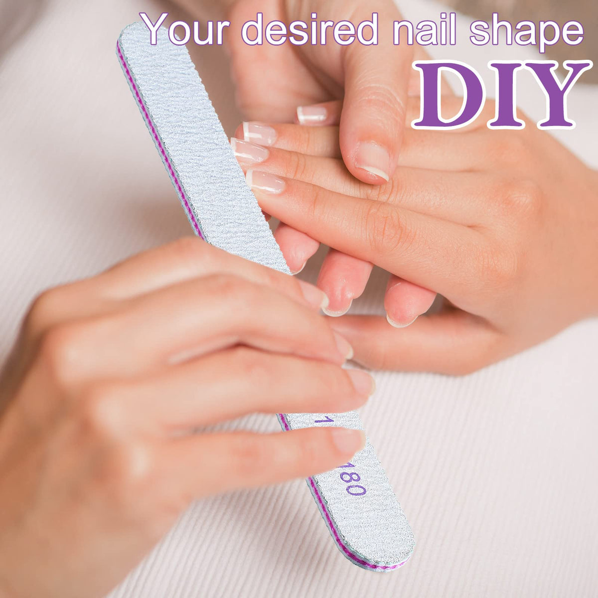 200-Piece Double-Sided Reusable Emery Nail Files for Manicure and Nail Care