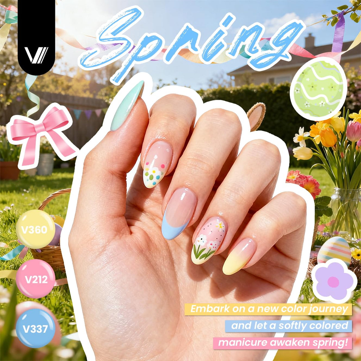 VANREESA Gel Nail Polish Kit for DIY Manicures